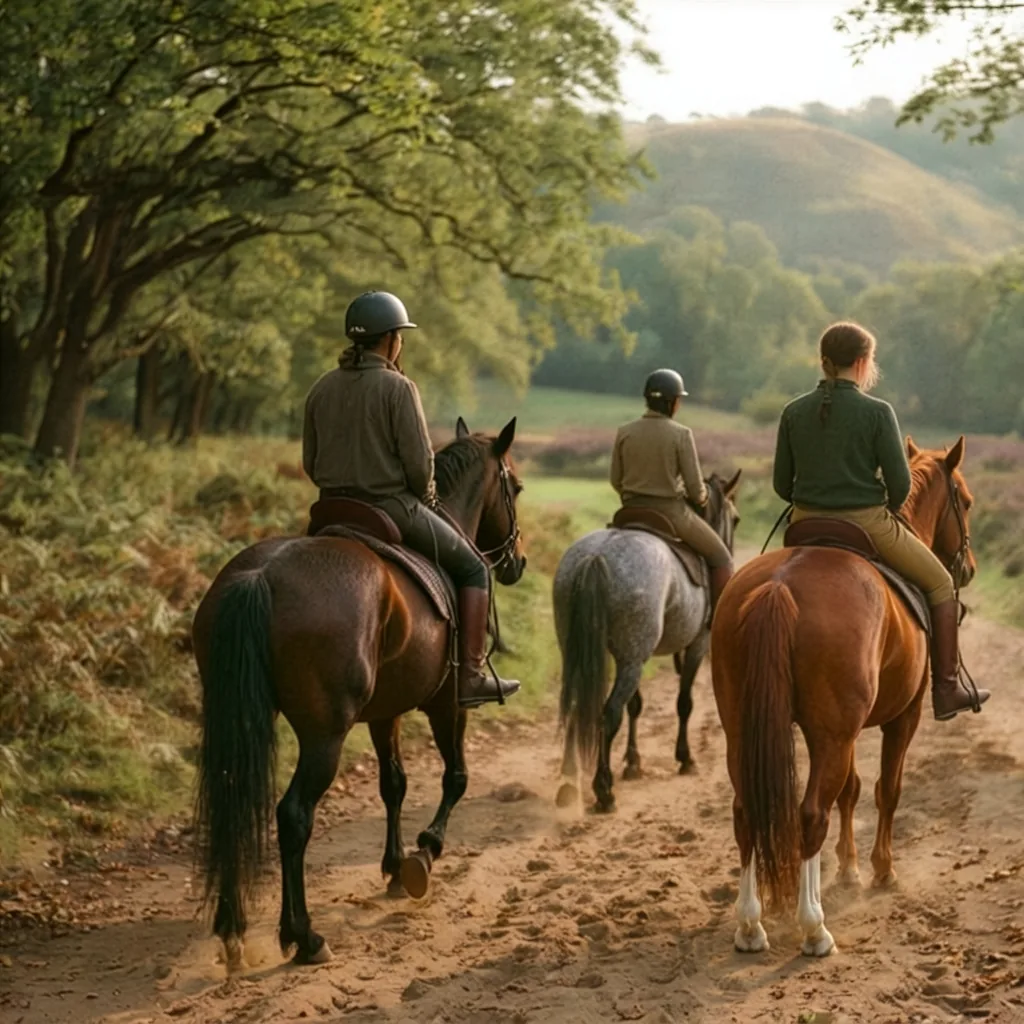 Balade à cheval en Corrèze, autour de Roche-le-Peyroux