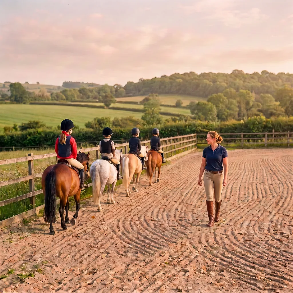 Cours de poney à Roche-le-Peyroux, Corrèze